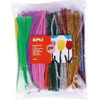 APLI Kids Chenille draad - Pijpenragers multicolor en metallic 360 stuks