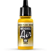 Vallejo Hobbyverf Acrylverf - 71002 Model Air Yellow - Acryl Verf flesje - 17 ml