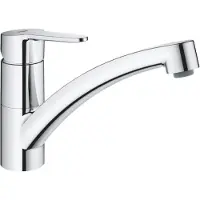 GROHE BauEco, Standaard, Chroom, Bedieningshendels, Enkele afbeelding, Type L, Keramisch