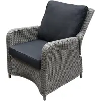 AVH-Collectie Bilbao lounge tuinstoel verstelbaar grijs
