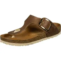 Birkenstock Teenslipper 'Gizeh' bruin / goud