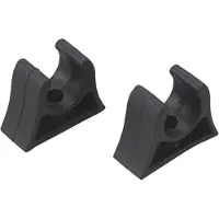 Talamex Boat Hook Plastic Pole Holder 10 Units Zwart 32 mm