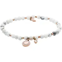 Fossil Armband 'VINTAGE MOTIFS' grijs / wit