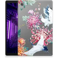 B2Ctelecom Lenovo Tab M10 HD (2de generatie) Back Case Bird Flowers