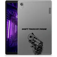 B2Ctelecom Lenovo Tab M10 HD (2de generatie) Print Case Gun Don't Touch My Phone