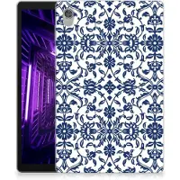 B2Ctelecom Lenovo Tab M10 HD (2de generatie) Siliconen Hoesje Flower Blue