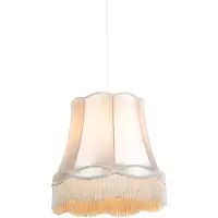 QAZQA Retro hanglamp crème 45 cm - Granny