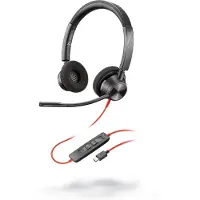 Poly Blackwire 3320, model BW3320 met USB-C aansluiting, artikelnummer 213935-01