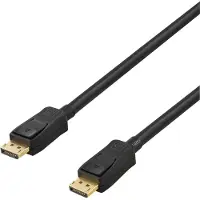 Deltaco DP-4200, 20 m, DisplayPort, DisplayPort, Mannelijk, Mannelijk, 3840 x 2160 Pixels