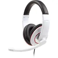 Gembird MHS-001-GW Headset STEREO MHS 001GW glänzend Klinke weiß