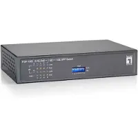 Level One FGP-1000 LevelOne Switch 8x FE FGP-1000 1xGE 1xGSFP 120W 8xPoE