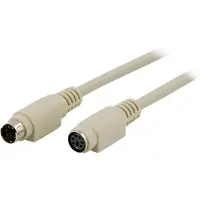Deltaco DEL-45, Verlengkabel Toetsenbord / Muis, PS / 2, 2 m