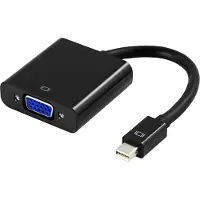 Deltaco DP-VGA3 Videokabel-Adapter 0,2 m mini DisplayPort VGA Schwarz