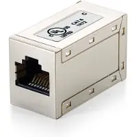 Digital Data Communications 121169 rj-45 inline coupler, cat.6, full shielded, f/f, metallic