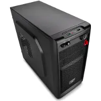 DeepCool DP-MATX-SMTR - PC - Black - micro ATX - Mini-ITX - Plastic - SPCC - ATX,PS2 - 1x 80 mm/1x 120 mm