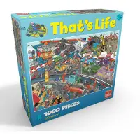 That's life Puzzel-Car Race Auto Race -Puzzel 1000 stukjes-voor tieners en volwassenen -