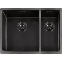 Dekker Lanesto anderhalve spoelbak/vib Gunmetal