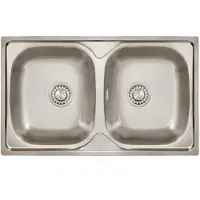 Dekker Lanesto 044 spoelbak/korf RVS