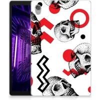 B2Ctelecom Tablet BackCover Lenovo Tab M10 HD (2de generatie) Skull Red
