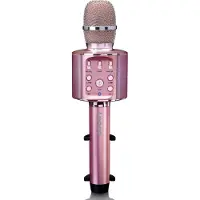 Lenco BMC-090PI Bluetooth luidspreker AUX, Incl. houder Roze