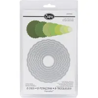SIZZIX 3-D Textured Impressions Embossing Folder Silverware