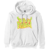 Ginza.se Billie Eilish - Airbrush Flames Blohsh Hoodie/trui - L - Wit