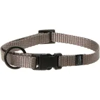 Flamingo Karlie Halsband Sport Plus Verstelbaar - 10 mm x 20-35 cm - Grijs