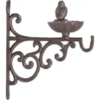 Esschert Design Wandvoederschaal op haak Esschert Design Vogelvoederplek