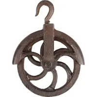 Esschert Design Katrol Gietijzer Bruin bruin Gietijzer Esschert Design