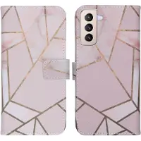 IMoshion Design Softcase Bookcase voor de Samsung Galaxy S21 Plus - Pink Graphic