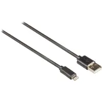 Goobay Lightning USB oplaad- en synchronisatiekabel, 2m, zwart