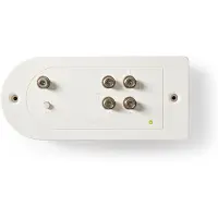 Nedis CATV-Versterker - Versterking: 23 dB - 86 - 1006 MHz - Outputs: 4 - Versterkingsregelaar - Return path - Wit
