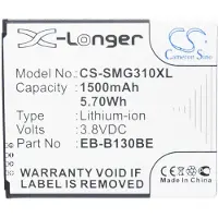 123accu Samsung EB-B130BE accu (3.7 V, 1500 mAh, huismerk)