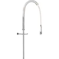 Delabie afwasmachine-aansluiting + handdouche 433000, zonder armatuur, lang stijgbuis, aansluiting G3/4