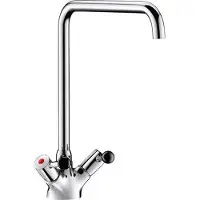 Delabie 1-gatsmngkrn/blad 100 l/min draaib uitloop Ø22 L.300 H.315