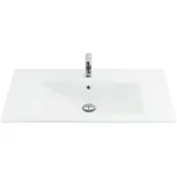 Sanicare Q7 keramische wastafel 85x45cm wit