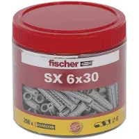 Fischer spreidplug nylon SX 6x30mm (Per 200 stuks)