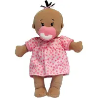 Manhattan Toy babypop Stella meisjes 30,5 cm textiel roze 3 delig