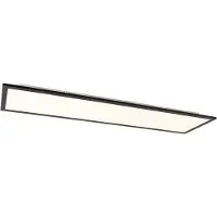QAZQA Modern LED paneel zwart 120 cm incl. LED dim to warm - Liv