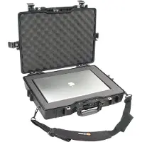 Peli Case 1495 Laptopkoffer zwart met schuim