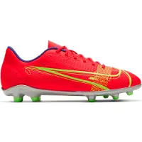 Nike Mercurial Vapor 14 Club Gras / Kunstgras Voetbalschoenen (MG) Kids Rood Zilver | Maat 36