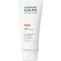 Börlind MEN 2 in 1 Gezichts- & Lichaamsreiniger 200 ml Gel