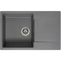 Reginox Amsterdam 78 spoelbak 40x44cm Grey Silvery R32763