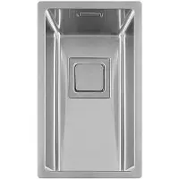 Togo VK series spoelbak 17x40cm inleg, onderbouw, opbouw RVS 17VK