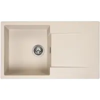 Reginox Amsterdam 10 spoelbak 86x50cm Caffe Silvery R30943
