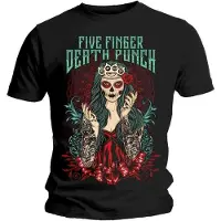 Five Finger Death Punch Lady Muerta Black L Shirt