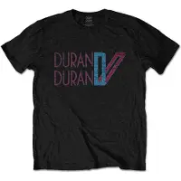 Ginza.se Duran Duran - Double D Logo Heren T-shirt - L - Zwart