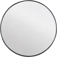 Differnz Spiegel Rond aluminium 65 x 65 cm zwart