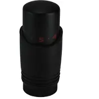Riko luxe thermostaatknop M-30 mat zwart