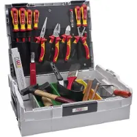 Nws Sortimo L-BOXX 327-23 Elektricien Gereedschapsset In koffer 23-delig